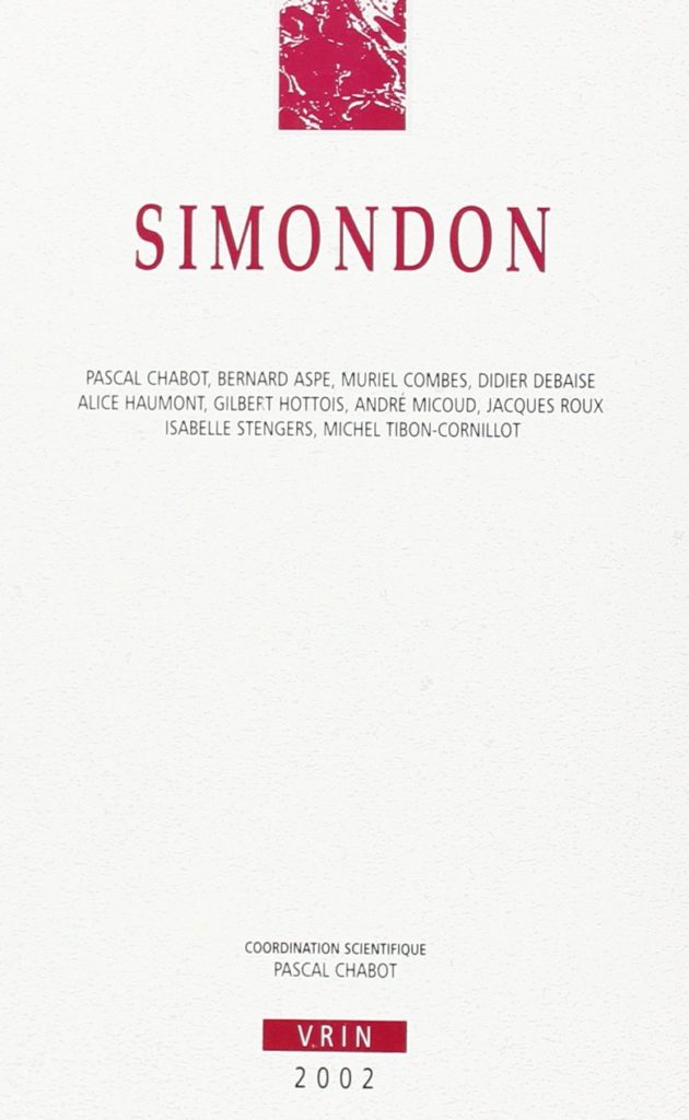 Simondon <em>selon</em> Chabot (2002)
