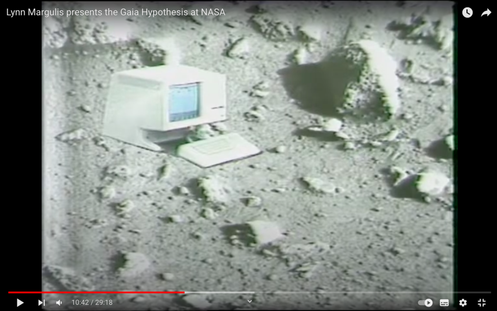 Margulis na NASA e um IBM PC em Marte